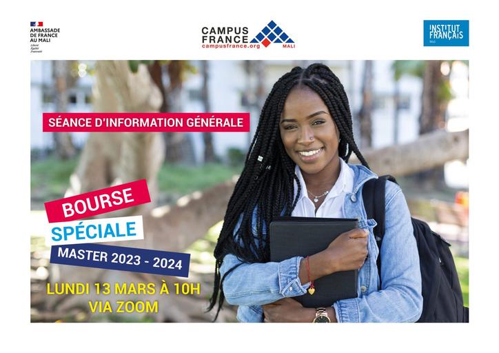 Séance d’information générale en ligne| Bourse spéciale Master 2023 – 2024
